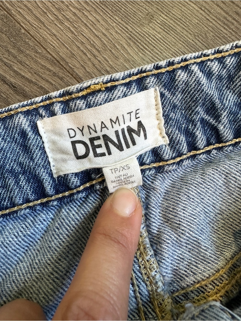 Dynamite Light Blue Denim Maxi Skirt - Picture 5 of 6